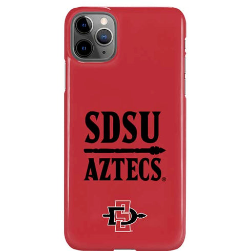 San Diego State University Aztecs Red iPhone 11 Pro Max Lite Case