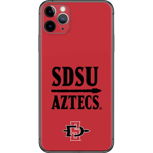 San Diego State University Aztecs Red iPhone 11 Pro Max Skin