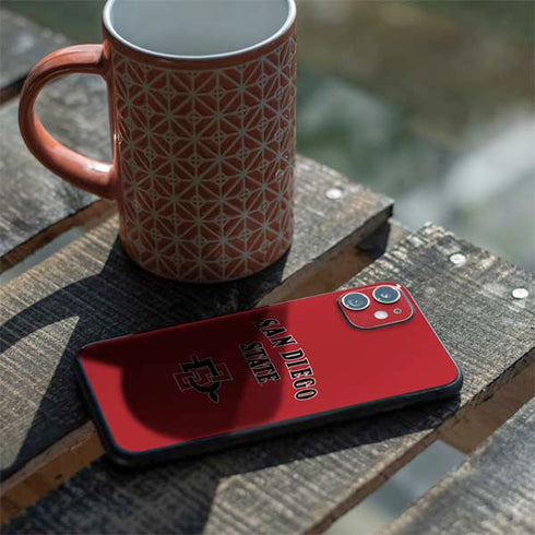 San Diego State University Aztecs Red iPhone 11 Skin