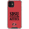 San Diego State University Aztecs Red iPhone 12 Clear Case