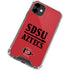 San Diego State University Aztecs Red iPhone 12 Clear Case