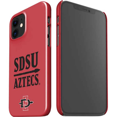 San Diego State University Aztecs Red iPhone 12 Mini Lite Case