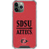 San Diego State University Aztecs Red iPhone 12 Pro Clear Case