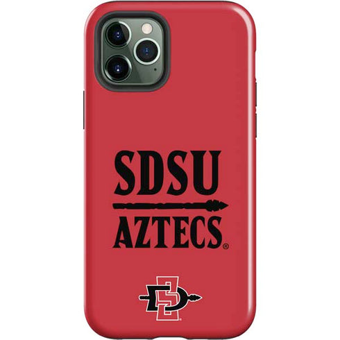 San Diego State University Aztecs Red iPhone 12 Pro Impact Case
