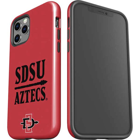 San Diego State University Aztecs Red iPhone 12 Pro Impact Case