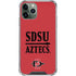 San Diego State University Aztecs Red iPhone 12 Pro Max Clear Case