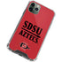 San Diego State University Aztecs Red iPhone 12 Pro Max Clear Case