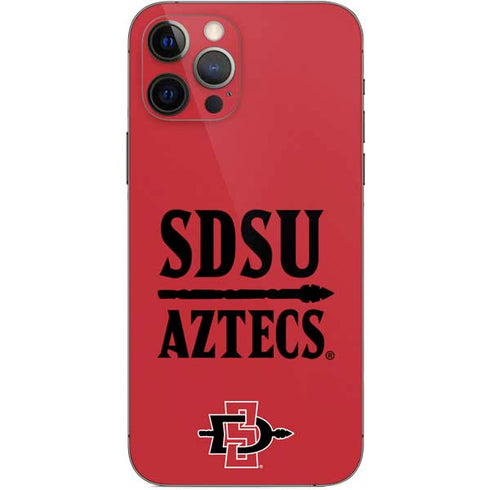 San Diego State University Aztecs Red iPhone 12 Pro Skin
