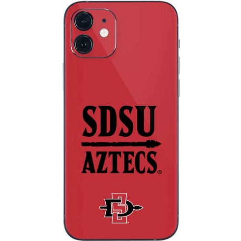 San Diego State University Aztecs Red iPhone 12 Skin