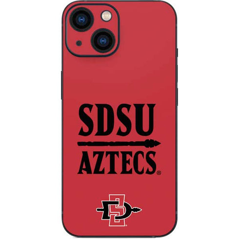 San Diego State University Aztecs Red iPhone 13 Mini Skin