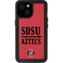 San Diego State University Aztecs Red iPhone 13 Mini Waterproof Case
