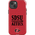 San Diego State University Aztecs Red iPhone 15 Impact Case