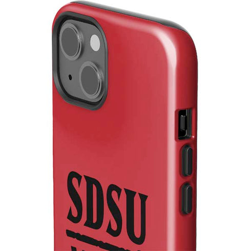 San Diego State University Aztecs Red iPhone 15 Impact Case
