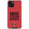 San Diego State University Aztecs Red iPhone 15 Plus Clear Case