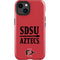 San Diego State University Aztecs Red iPhone 15 Plus Impact Case
