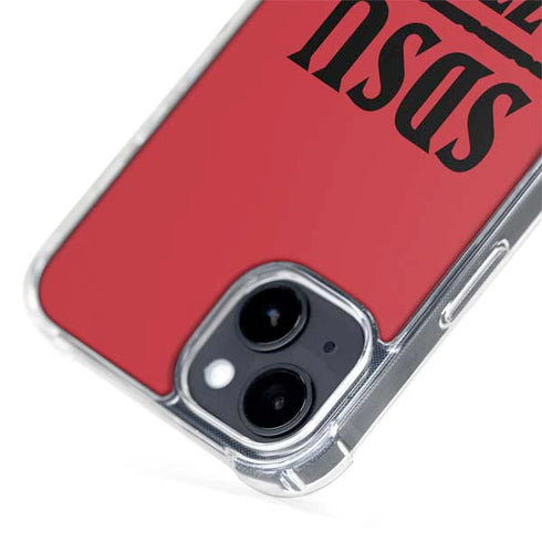 San Diego State University Aztecs Red iPhone 15 Plus MagSafe Case
