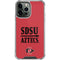 San Diego State University Aztecs Red iPhone 15 Pro Max Clear Case