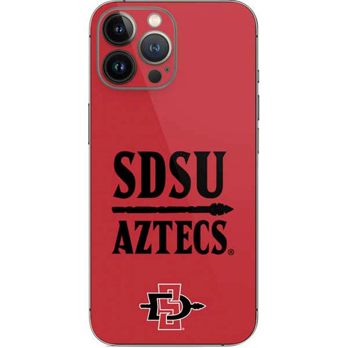 San Diego State University Aztecs Red iPhone 14 Pro Max Skin