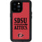 San Diego State University Aztecs Red iPhone 14 Pro Max Waterproof Case