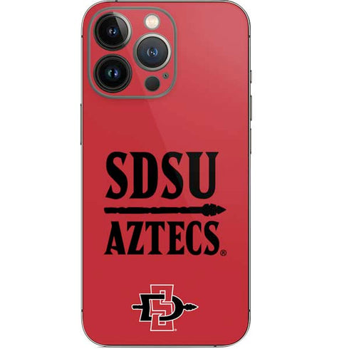 San Diego State University Aztecs Red iPhone 14 Pro Skin