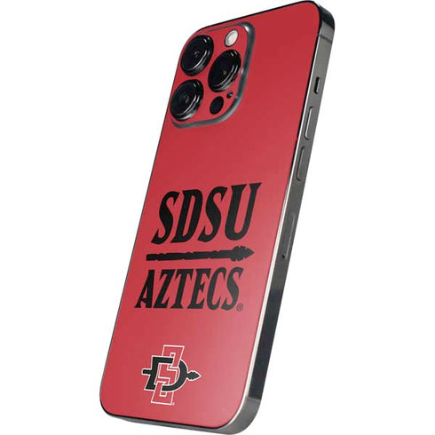 San Diego State University Aztecs Red iPhone 14 Pro Skin