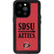 San Diego State University Aztecs Red iPhone 14 Pro Waterproof Case