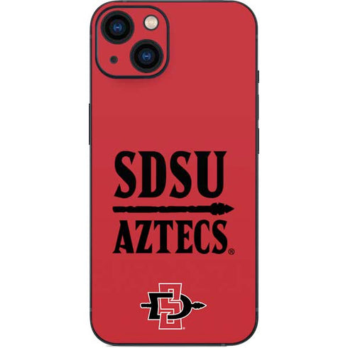 San Diego State University Aztecs Red iPhone 14 Skin