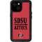 San Diego State University Aztecs Red iPhone 15 Waterproof Case