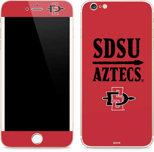 San Diego State University Aztecs Red iPhone 6/6s Plus Skin