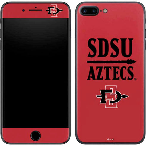 San Diego State University Aztecs Red iPhone 8 Plus Skin