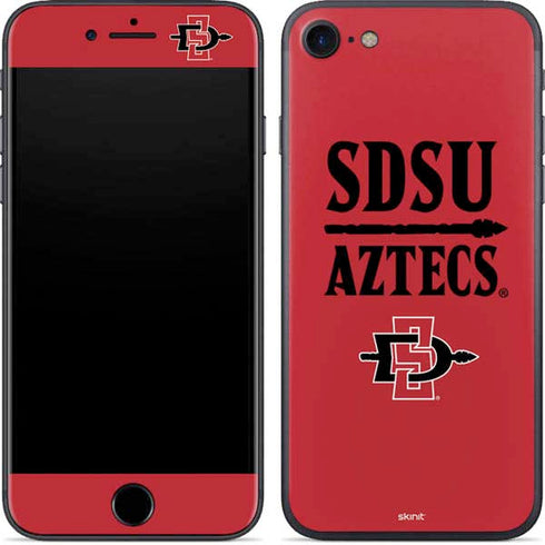 San Diego State University Aztecs Red iPhone 8 Skin