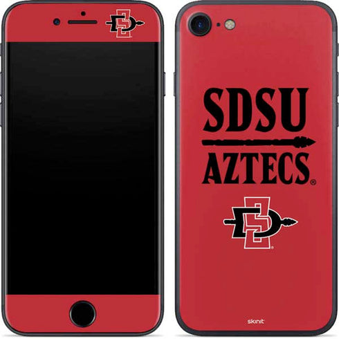 San Diego State University Aztecs Red iPhone SE (2nd & 3rd Gen) Skin