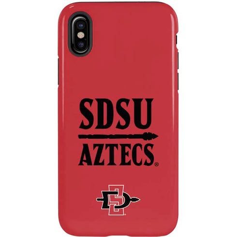 San Diego State University Aztecs Red iPhone X Pro Case