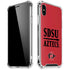 San Diego State University Aztecs Red iPhone XS Max Clear Case