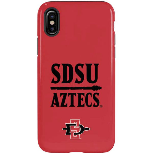 San Diego State University Aztecs Red iPhone XS Pro Case