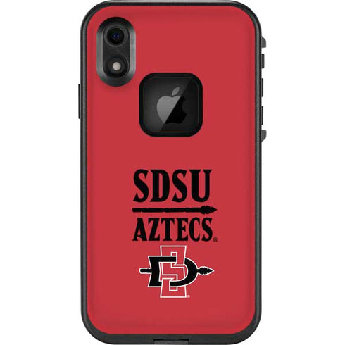 San Diego State University Aztecs Red LifeProof Fre iPhone Skin