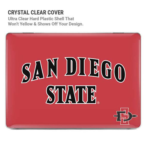 San Diego State University Aztecs Red MacBook Air 13in M1 (2021) Case plus Skin