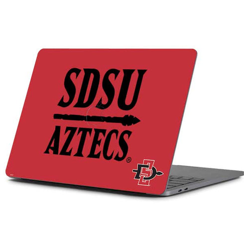 San Diego State University Aztecs Red Apple MacBook Pro 13-inch Skin