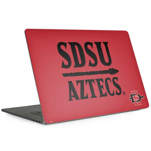 San Diego State University Aztecs Red Apple MacBook Pro 15-inch Skin