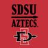 San Diego State University Aztecs Red Moto E5 Play Skin