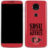 San Diego State University Aztecs Red Moto E5 Plus Skin
