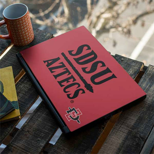 San Diego State University Aztecs Red MSI GS65 Stealth Laptop Skin