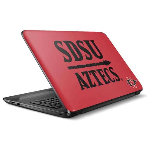 San Diego State University Aztecs Red HP Notebook Skin