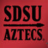 San Diego State University Aztecs Red Notebook 9 Pro 13in (2017) Skin