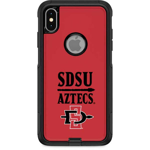 San Diego State University Aztecs Red Otterbox Commuter iPhone Skin