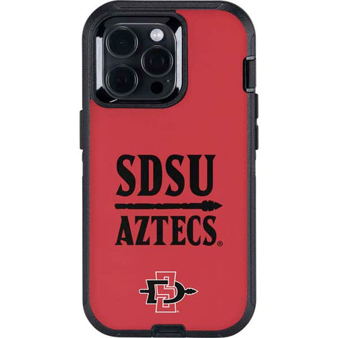 San Diego State University Aztecs Red Otterbox Defender iPhone Skin
