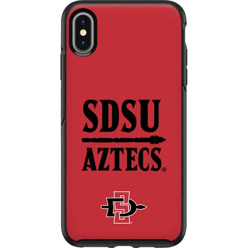 San Diego State University Aztecs Red Otterbox Symmetry iPhone Skin