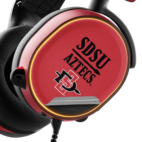 San Diego State University Aztecs Red SteelSeries Arctis 5 Skin