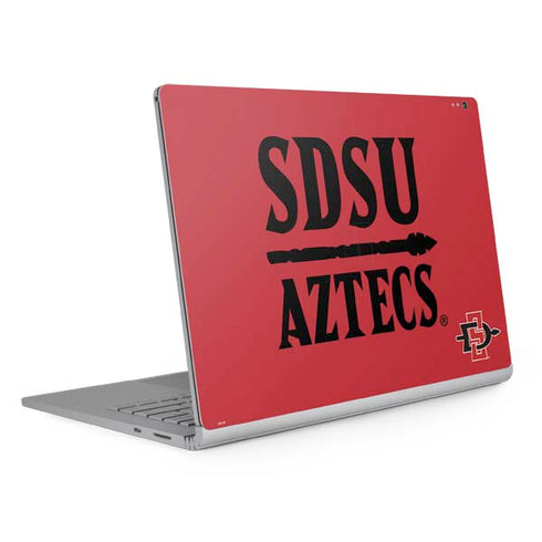 San Diego State University Aztecs Red Surface Book 2 13.5in Skin