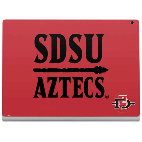 San Diego State University Aztecs Red Surface Book 2 13.5in Skin